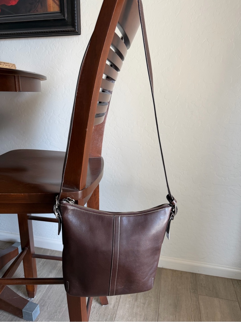 Coach Y2K Brown Legacy Slim Hobo Duffle Bag